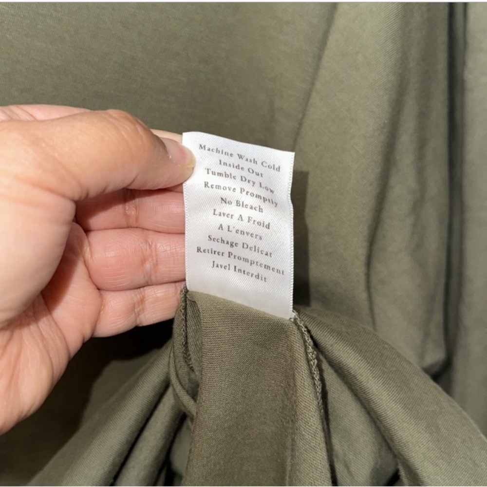 Frank & Eileen Olive Long Sleeve Top - Picture 13 of 16